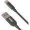 YENKEE Töltőkábel, USB - LTG, iPhone kompatibilis, Alumínium csatlakozó, 1 méteres, kék (YCU 611 BE)